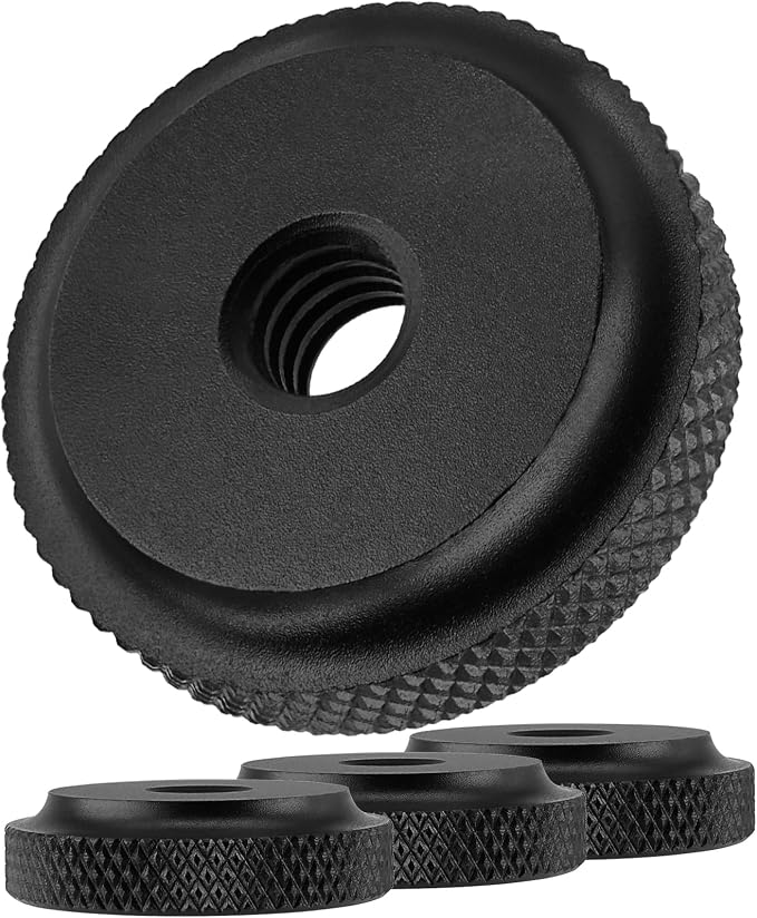 Camera Hot Shoe Mount Screw Adapter 1/4" to 1/4", BENACES 4-Pack Aluminum Alloy 1/4 Inch Nut Female Dual Thread Converter Connector for Heads, Tripods - Image 8