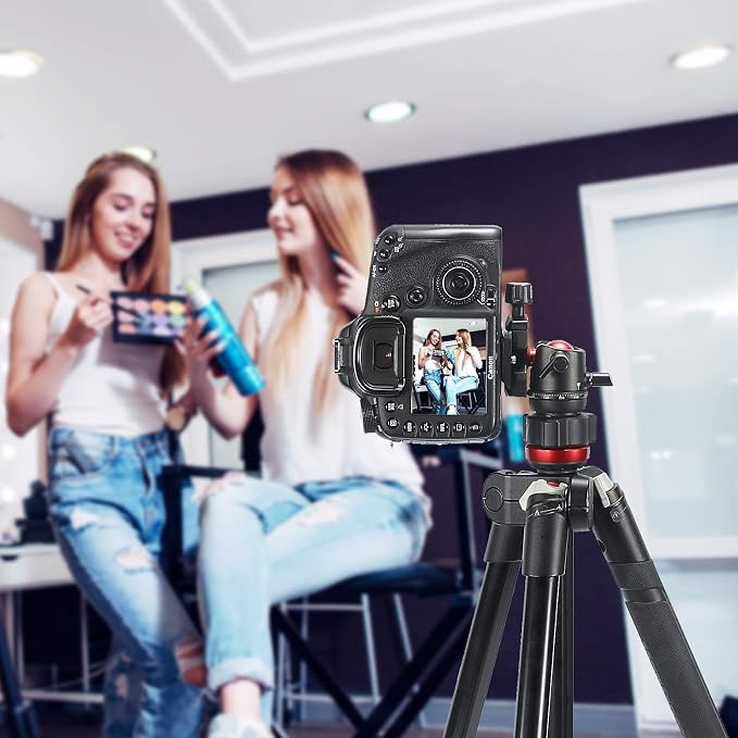 SmallRig Mini Ball Head with 360° Panoramic & Quick Release Plate - BUT2665 | with 1/4" Screw & 3/8" Thread Mount, Metal Ball Joint, Max Load 4.4lbs/2kg, Works for DSLR/for GoPro/Monopod/for Phone - Image 6