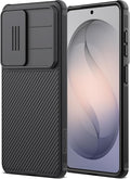 Nillkin for Samsung Galaxy S25 Plus Magnetic Case with Camera Cover, [Magnet Accessories] Mil-Grade Shockproof Protective Bumper Hard Cover Slim Phone Case for Galaxy S25 Plus Cases 6.7'' Black by Nillkin