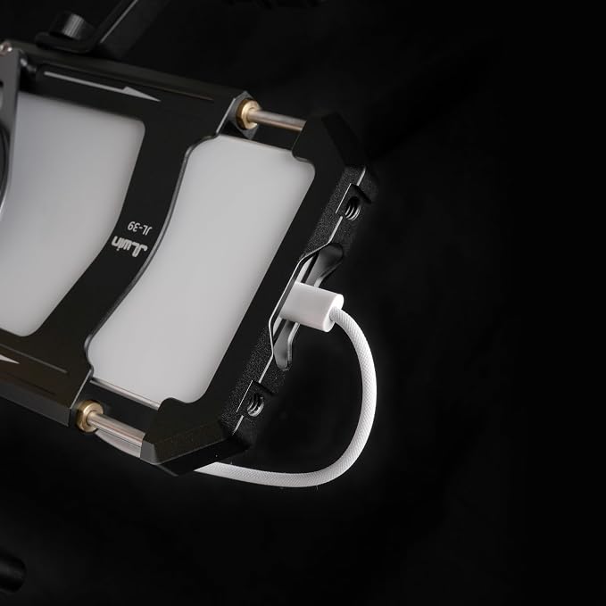Fotga Aluminum Universal Smartphone Cage Photo Video Stabilizer with Handles Rig for iPhone 17 16 15 14 Pro Max Samsung Cell Phone Vlog Live Stream Video Recording,with Cold Shoe Tripod Mount - Image 9