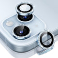 ESR 2 Pack Camera Lens Protector for iPhone 15/15 Plus/14/14 Plus, Ultra-tough HD Individual Lens Protectors, Scratch Resistant, Ultra-thin Tempered Glass, Armorite Series, Rhinestone Blue | Individual Camera Cover, 9H Tempered Glass, Original Camera C... by Unknown