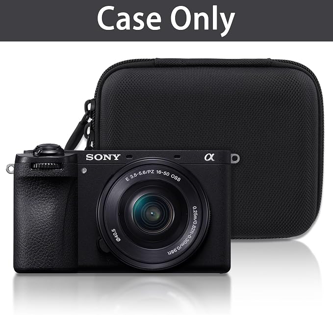 Aenllosi Hard Case for Sony Alpha a6000 a6300 a6400 Camera, Black | EVA hard shell, Water-resistant design, Impact-resistant design, Case only - Image 7
