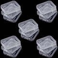 15Pcs SD/SDHC Memory Card Case Holder, Standard SD Plastic Storage Boxes, Clear Compact by NUOMI
