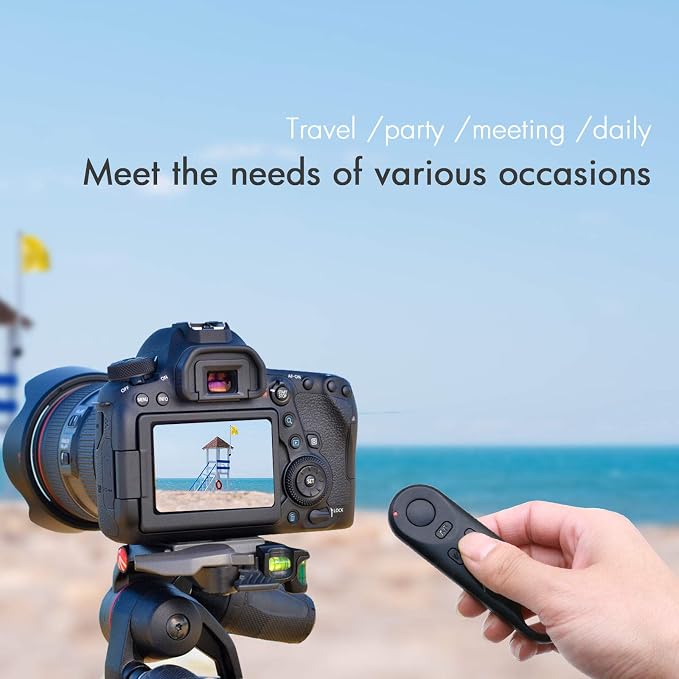 Wireless Camera Remote Shutter Release Control for Canon Replace BR-E1 | for Canon R3/ R7/ R10/ M50/ EOS M6 Mark II/ R/ RP/ 90D/ 6D Mark II / R5/ R6/ 800D/ 850D/ 250D/ Rebel SL2/ T7i / G5 X Mark II - Image 7