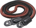 Paracord Camera Strap Long Camera Neck Shoulder Strap for SLR DSLR Digital Mirrorless Cameras 47inch/120cm Black Brown by HITHUT
