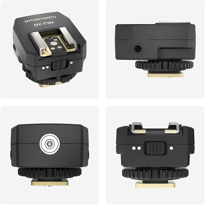 DY-T3N for Nikon Camera Flash hot Shoe Converter Adapter, Small Flash Godox iT30 im20/30, Height-Increasing Multi-Flash Trigger, Extended Body Universal Accessory (DY-T3N N01) - Image 7