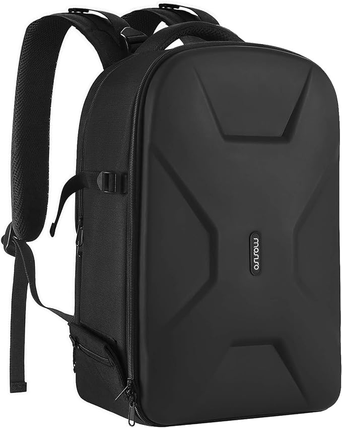 MOSISO Camera Backpack, DSLR/SLR/Mirrorless Photography Camera Bag | 15-16 inch Waterproof Hardshell Case with Tripod Holder&Laptop Compartment Compatible with Canon/Nikon/Sony, Black by MOSISO