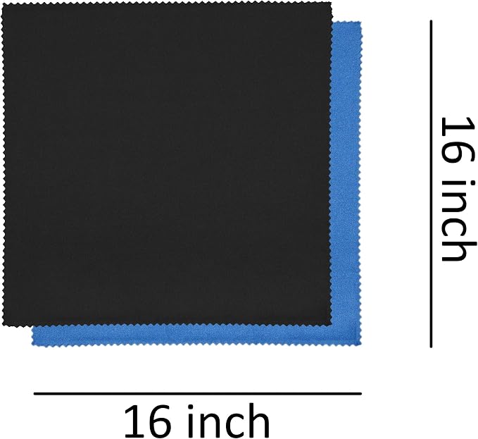 Eco-Fused Microfiber Cleaning Cloth - 16x16 Inch Microfiber Cloth - Pack of 4 Large Cleaning Cloths - Microfiber Cleaning Cloth for Electronics and Monitors - Image 8