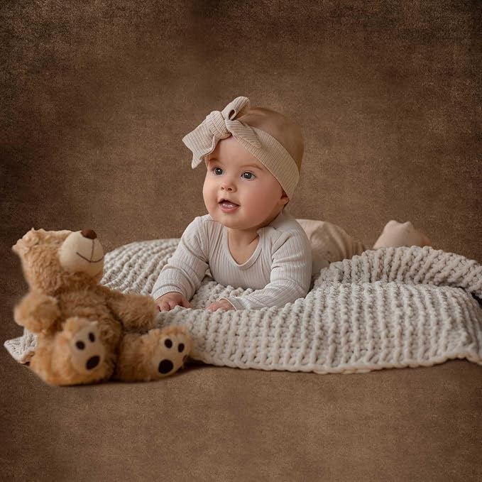 Brown Photography Backdrops for Photoshoot, Abstract Fabric 5x7ft | Vintage Studio Photo Backgrounds, Non Reflective, Easy to Use, for Portrait, Headshot, Product - Image 4