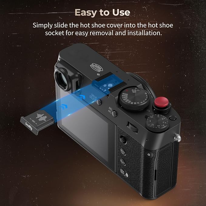 SmallRig Hot Shoe Cover for FUJIFILM X100VI X100V X-T4 X-T3 X-T30 X-T30II | X-E4 X-T50 X-S20 X-S10 XPro3 X-H2s X-H2 GFX100S GFX100 II GFX50SII (Black) - Image 5