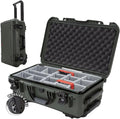 NANUK 935 Hard Case for Camera & Lenses with Padded Divider – Waterproof Equipment Case with Wheels, 22” x 14” x 9” – Dustproof, Impact Resistant, Carry-On Approved for Most Airlines – Olive | 22' x 14' x 9' - Dustproof, Padded Divider - Waterproof Equ... by NANUK