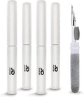 4 Pack - Earbuds Cleaning Kit Earbud Cleaning Kit - Phone Cleaning Kit in-Ear Headphones Cleaning Pen Tool, Portable 3-in-1 Laptop Cleaning Kit Electronic Cleaner with a Sponge, Metal Pen Tip by JD+Juice