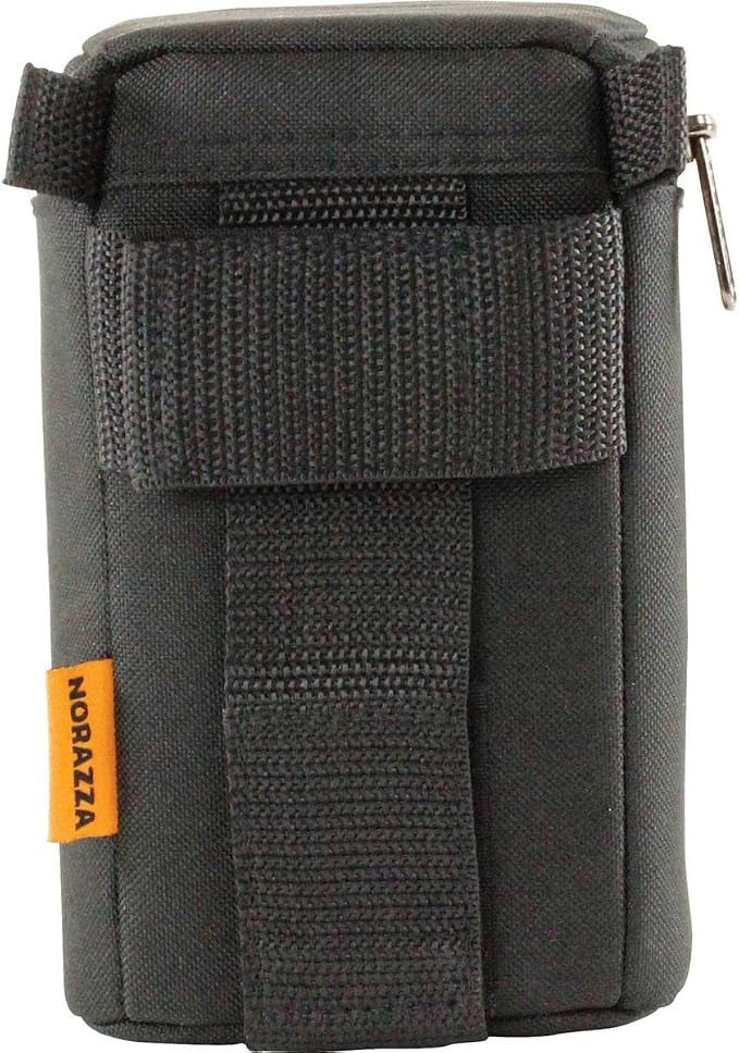 ACLC10 Zippered Adjustable or Attachable Medium Case for Lenses (Black/Yellow) - Image 2