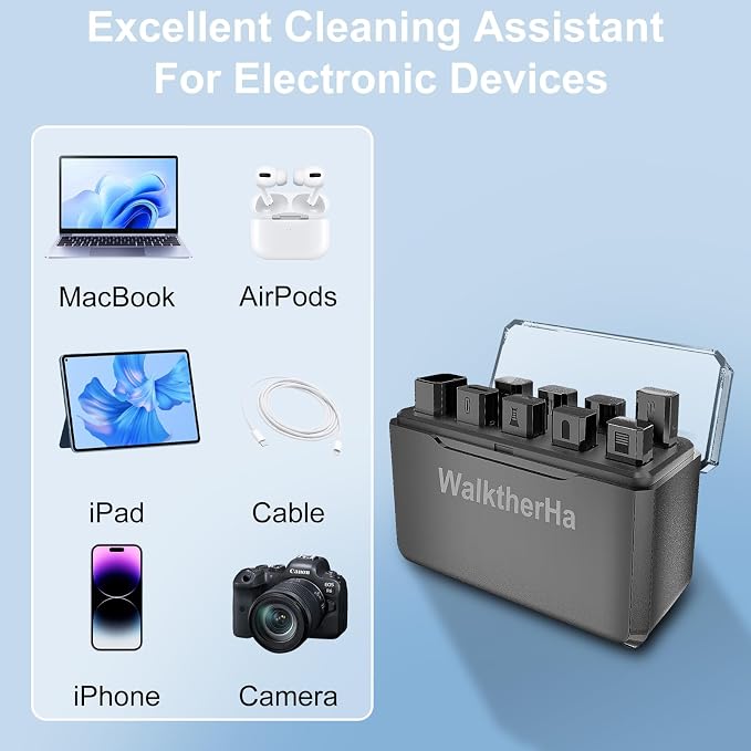 13-in-1 for iPhone Cleaning Kit Charging Port Cleaner with Portable Case | Multi-Tool Phone Cleaner for Repair iPhone AirPods Pro iPad (Type C) Charging Port Speaker, Lightning Cables, Connectors - Image 5