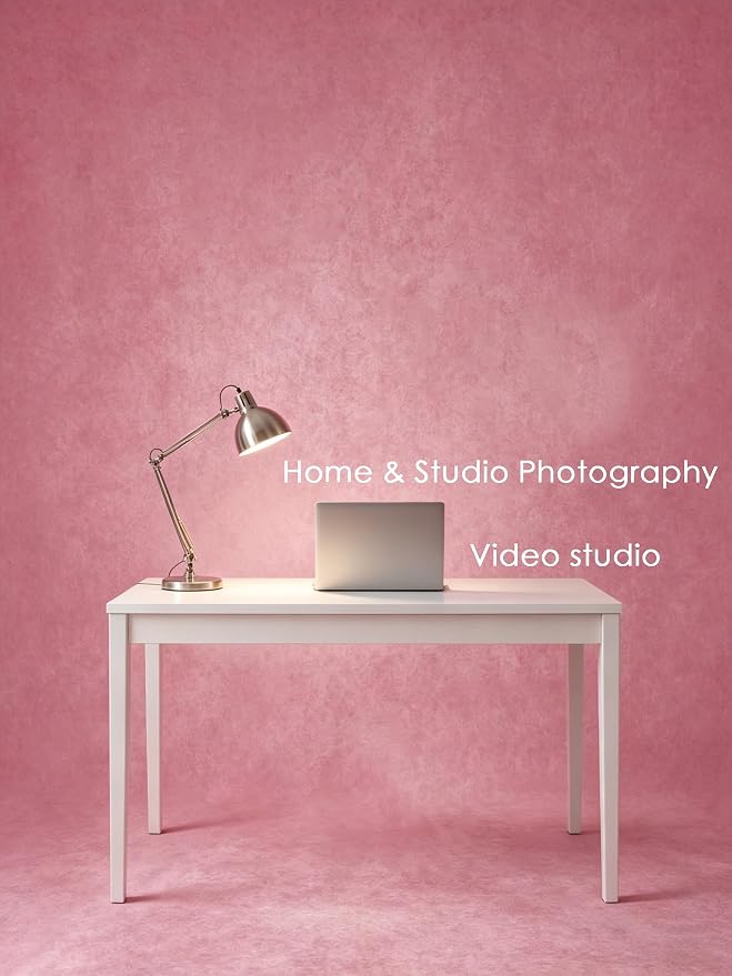 5x7 ft Pink Backdrop,Classic Abstract Texture Photo Background for Headshots,Portraits,Studio and Events,Vintage Romantic Photography Backdrop - Image 6