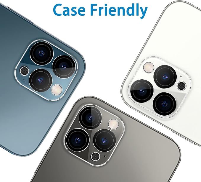 Dengduoduo 3 Pack Tempered Glass Camera Lens Protector for iPhone 12 Pro Max 6.7", Ultra HD, 9H Hardness, Anti-Scratch, Case Friendly, Easy to Install [No Affect on Night Shots] - Image 7