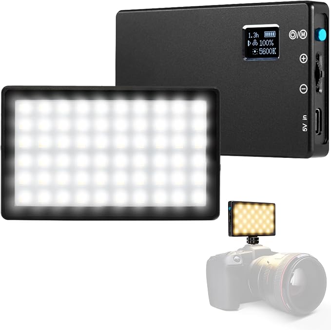 Lume Cube Bicolor Panel Mini LED Light for Professional DSLR Cameras | Adjustable Panel Mini, LCD Display | Photo and Video Lighting, Long Battery Life | Fits Sony, Nikon, Canon, Fuji, Panasonic by LumeCube