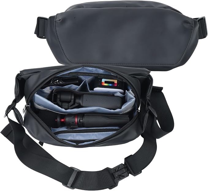 UTEBIT Carrying Case for DJI Osmo Pocket 3 Creator Combo Accessories | Portable Travel Storage Carry Bag, Large Capacity Protective Handbag All in One Gadget Storage Bag for Pocket 3 Accessories - Image 7