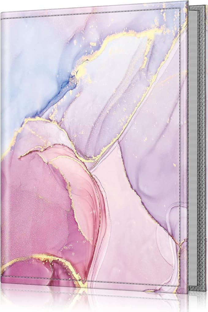 Fintie Photo Album 4x6 Photos - 52 Pockets Small Wallet Albums For Family | Vegan Leather Cover, 4X6 Picture Keepsakes, Family/Wedding/Travel Memory Book, Baby/Kids/Boys/Girls Gift, Dreamy Marble by Fintie