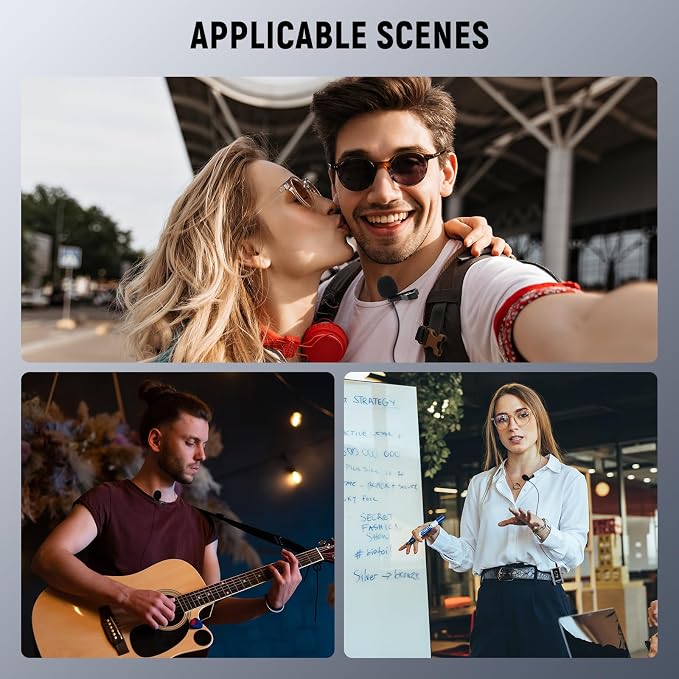 NEEWER 2 Pack Lavalier Lapel Microphone Compatible with DJI Wireless Mic Transmitters Rode Wireless GO II 2, Omnidirectional Condenser Wired Clip On Lav Mics for Stage YouTube Live Streaming, CM5 | Compatible with DJI Wireless Mic Transmitters Rode GO ... - Image 9