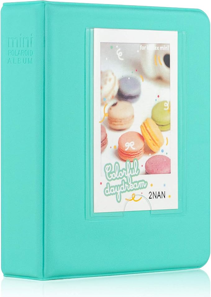 Ablus 64 Pockets Photo Album for Fujifilm Instax Mini 11 90 70 50S 26 25 9 8 8+ 7S Instant Camera, Polaroid Snap Z2300 PIC-300P Film & Kpop Photocards(Mint) by Ablus