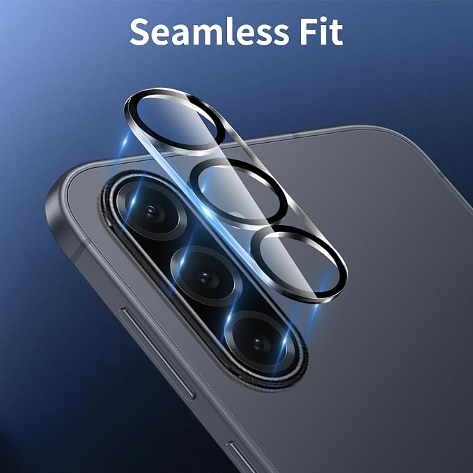 Dengduoduo 3 Pack Camera Lens Protector for Samsung Galaxy A17, Tempered Glass Camera Protector Back Lens Cover, Ultra HD, 9H Hardness, Anti-Scratch, Case Friendly[No Affect on Night Shots] - Image 6