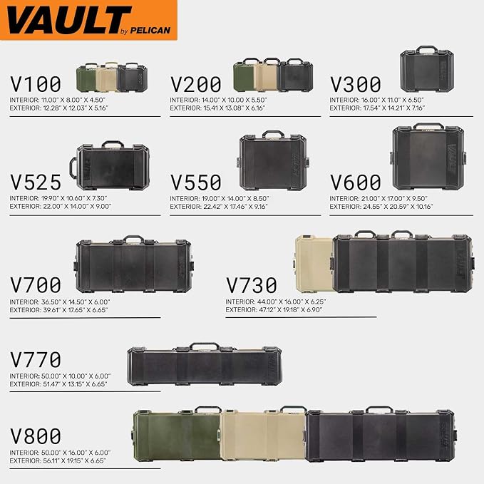 Pelican Vault V525 Hard Case (Camera, Pistol, Gear, Equipment) - Image 9