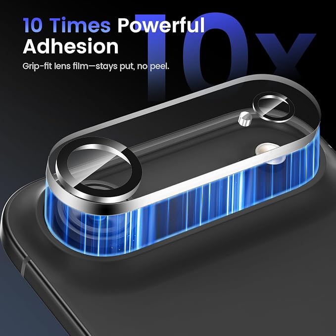 Tensea 3Pcs for iPhone Air Camera Lens Protector | Tempered Glass Film Camera Cover Lens Screen Protector, HD Clear, Full Edge to Edge, Case Friendly for iPhone 17 Air 6.5" - Image 4