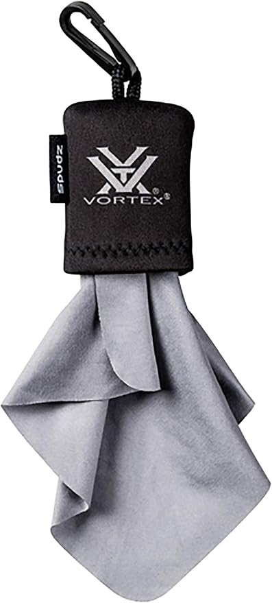 Vortex Optics Spudz Microfiber Lens Cleaning Cloth | Safe to use on any glass Attaches to key chains, Zippers and more Washable and reusable Removes smudges, Screens - Image 2