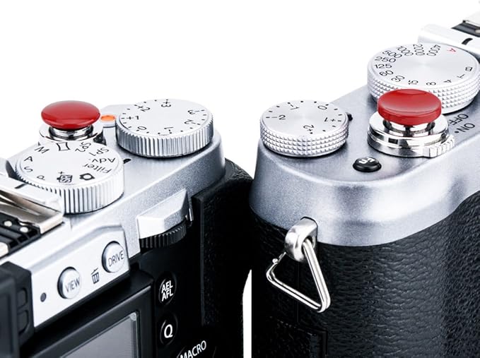 JJC 2-Pack Camera Soft Shutter Release Button for Fuji X100VI X-T30 III XE5 | for Fujifilm X-E5 X-M5 X-T50 XT30 X-T20 X Half X100V X100F X-T4 X-T3 X-E4 XE4, Nikon Zf, Leica Q3, Sony RX10 II III IV & More - Image 5