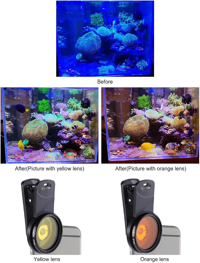 Aquarium Choice Coral Lens Filter Kits for Phone - Image 5