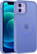 FNTCASE for iPhone 12/iPhone 12 Pro Case Light Purple: Fit for MagSafe | Translucent Magnetic Camera Protection Slim Cases, 14FT Military Grade Drop Tested, Matte Shockproof Cover by FNTCASE