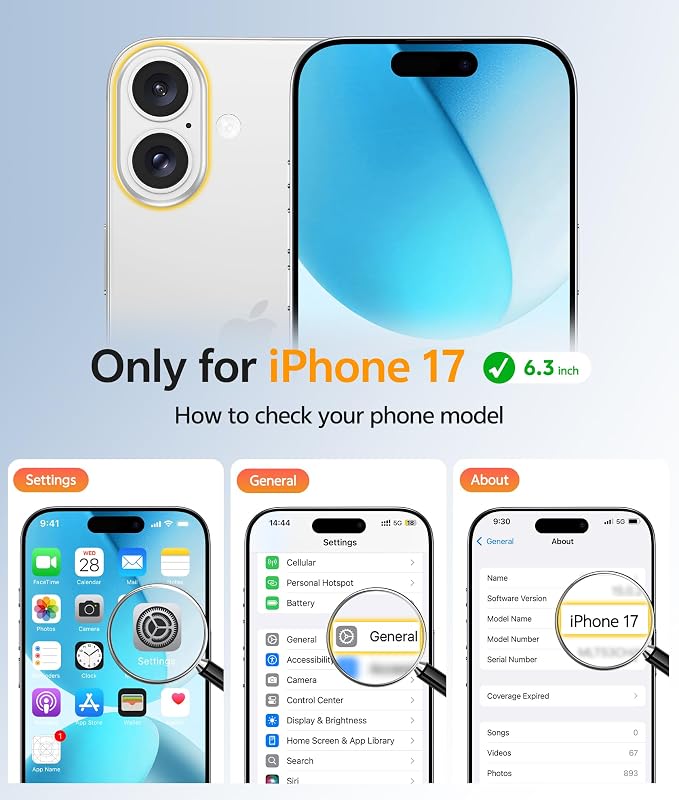 FNTCASE for iPhone 17 Case, Compatible with Magsafe, Glass Screen Protector | Full Camera Protection, Translucent Matte, 14FT Military Grade Drop Proof, Shockproof Protective Phone Cover, Teal - Image 2