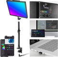 NEEWER GL1C RGB 15.5" Key Light, 48W Edge Lit Soft LED Video Panel Streaming Gaming Lighting with 2.4G PC/Mac iOS/Android APP/WiFi/Stream Deck Control, Touch Bar, 2900K-7000K, Music Sync, 18 Scenes by Neewer