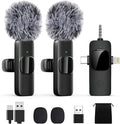 Labstandard Wireless Lavalier Lapel Microphone for iPhone, iPad, mini Video Recording Mic for Interview Video Podcast Vlog YouTube & Livestream, Noise Reduction, Plug & Play (3-in-1 Port) by Unknown