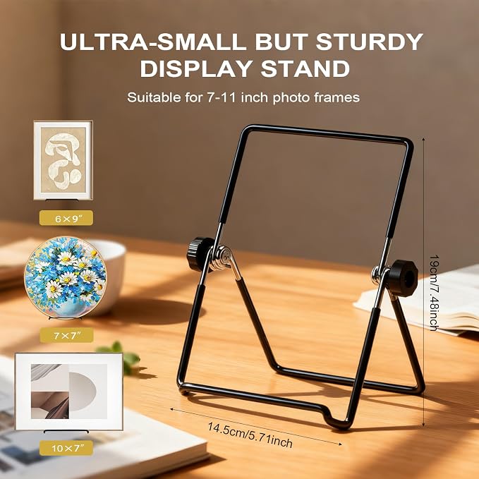 Stand Replacement Compatible with Frameo | Fits for 7-11" Photo,Adjustable,Non-Slip,FoldableFrame Stand Compatible with Frameo Digital - Image 2