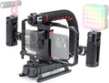 Zeadio Professional Video Rig Stabilizer Kit, Handheld Stabilizer with Aluminum Phone Cage, Action Camera Adapter, Compatible with Phones DSLR Camera for Vlogging YouTube TikTok Filmmaking etc by Zeadio