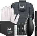 VSGO Professional Camera Cleaning Kit with Portable Bag Air Blower Lens Cleaning Pen Spray Cotton Swab Cloth Compatible with Canon, Nikon, Sony DSLR Cameras and Sensitive Electronics Bundle(VS-A3E) by VSGO