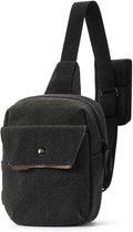 TULLIO Camera Bag Small Sling Crossbody Chest Pack for DSLR Mirrorless | Features a detachable pouch in a compact, lightweight design for everyday use. Fits 10" tablet & Sony/Fuji/Canon cameras by TULLIO