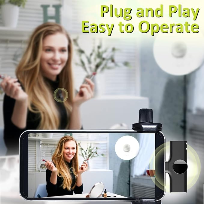 Wireless Mics, Wireless Clip on Microphones, Lapel Microphone A2d One Pair Two, for Android Phone, iPhone 15, Laptop, Video Recording - Image 2