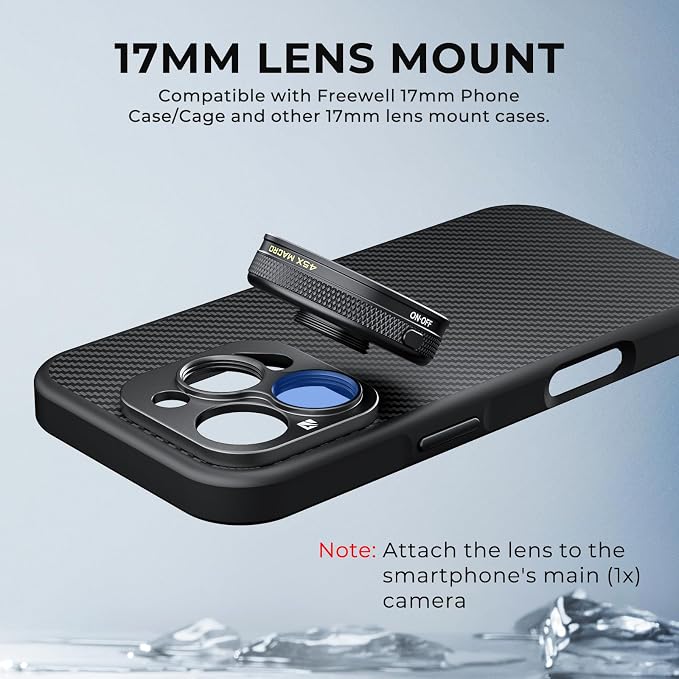Freewell 45x Macro Lens for Smartphones 17mm Threaded | Extreme Detail Close-Ups Lens for iPhone & Samsung - Image 5