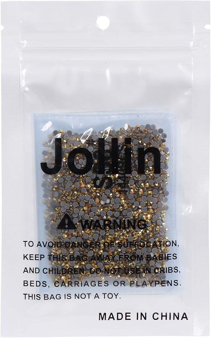 Jollin Hotfix Rhinestones Flatback Crystal 2.4mm SS8, Metallic Sunshine | 2880pcs Hot Fix Crystals Glass Rhinestones for Bedazzling, Crafting, Clothes, Shoes & Accessories DIY Decoration - Image 7