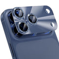Choiche for iPhone 17 Pro Max Camera Lens Protector, Light-Deep Blue | Bling Metal Camera Cover with 9H Tempered Glass Lens Screen Protector Accessories, Strong Adsorption, Case-Friendly, 6.9-inch by Choiche