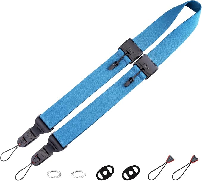 VKO Camera Strap,Quick Release Crossbody Adjust Neck Shoulder Strap | for Photographers Full-frame DSLR SLR Cameras 38mm by VKO
