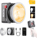 Godox ML40Bi Mini COB Video Light 40W, 26400lux@1m, Handheld Portable Bi-Color COB LED Continuous Output Lighting w/Built-in 4800mAh Battery, CRI/TLCI 96+ 0-100%, 11FX, NFC APP Photography Spotlight by GODOX