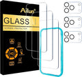Ailun Screen Protector + Camera Lens Protector for iPhone 17 Pro, 3+3 Pack | 6.3 inch, Installation Frame, Sensor Protection, Dynamic Island Compatible, Tempered Glass, Case Friendly by Ailun