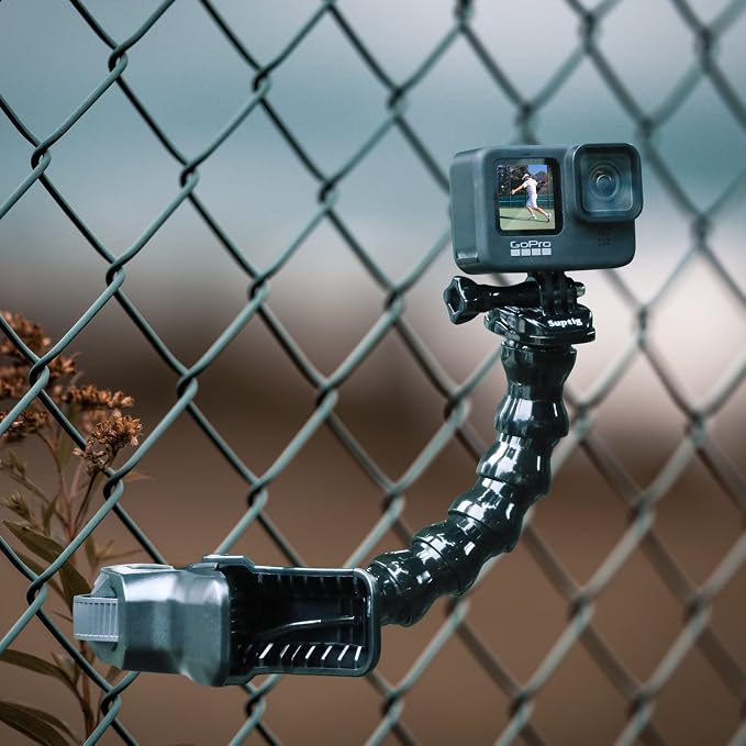 Suptig Jaws Flex Clamp Mount Gooseneck Mount for GoPro Mission Pro Gopro Hero 13 Hero 12 Hero 11 Hero 10 Hero 9 Hero 8 Hero 7 Hero 6 Hero 5 Hero 4 Session Hero 3 Akaso DJI osmo Arlo Action Camera. - Image 5