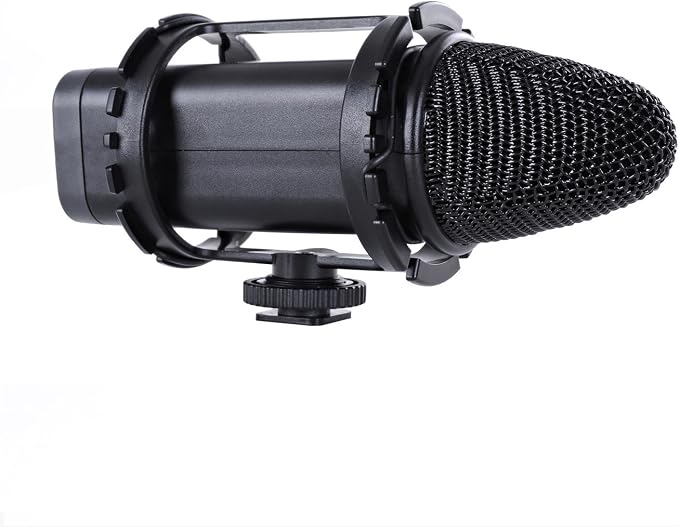 Movo SMM2 Microphone Shock Mount with Camera Cold Shoe for Shotgun Microphones 1" - 2" in Diameter (Fits The Zoom H1n) - Image 3