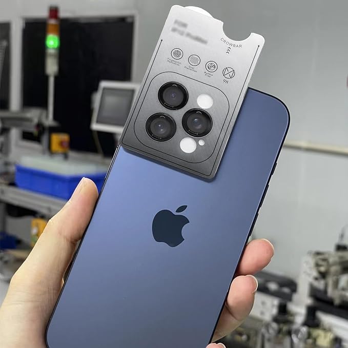 Camera Lens Protector for iPhone 14 & 14 Plus, Black | AR+AF, 9H Tempered Glass, Individual Metal Ring, Anti Glare, Fall Protection, Camera Screen Cover - Image 4