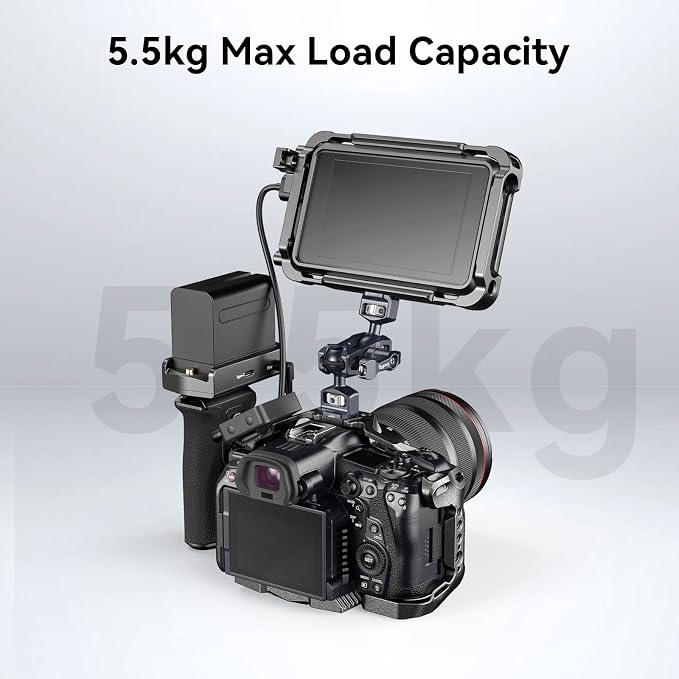 SMALLRIG Camera Magic Arm, Flexible Articulating Arm with 1/4'' Screws | Field Monitor Mount with Dual Ballhead, for DSLR, Action Camera, LED Light, Flash - Image 7